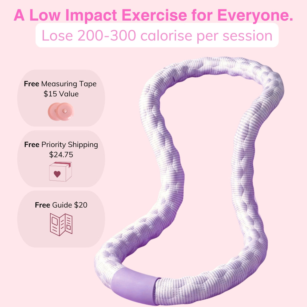 SlimHoop ™ | Soft Weighted Fitness Hoop